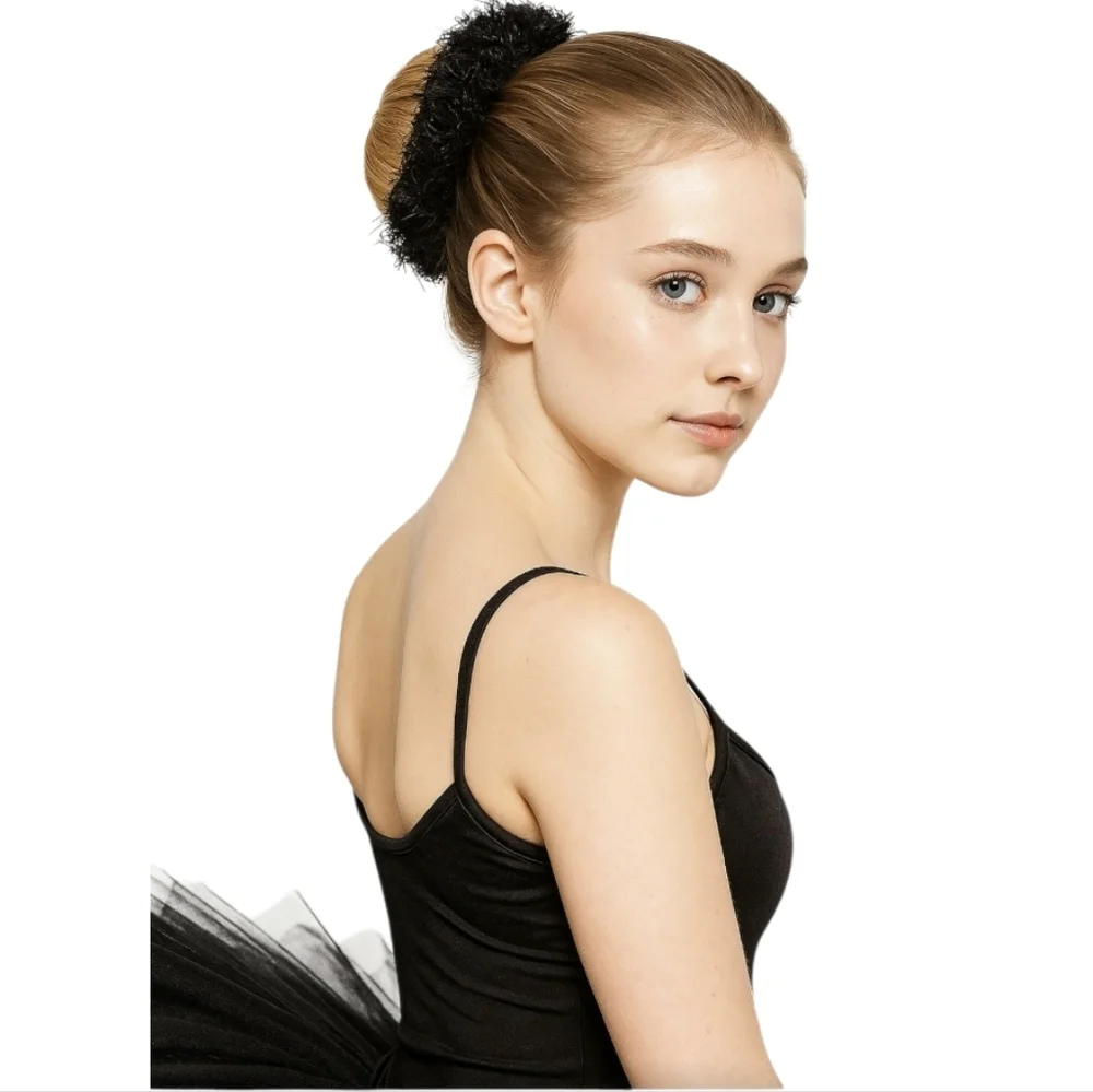 Hand Crafted Black Swan Tutu Scrunchie 6